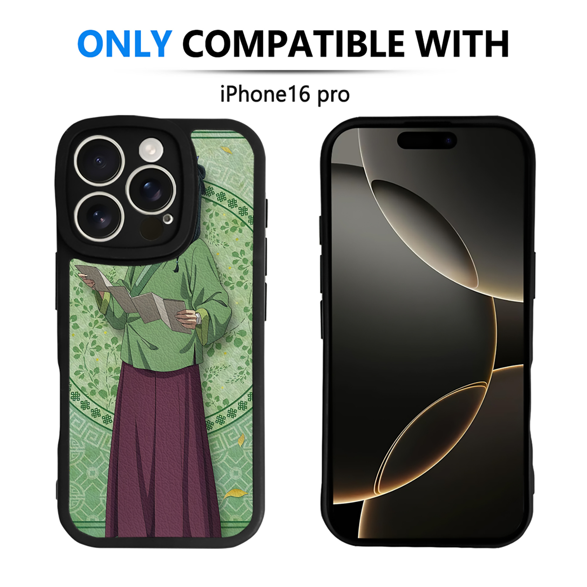 薬屋のひとりごと The Apothecary Diaries 【iPhone 16シリーズ対応】シリコンスマホケース（レザー調） 材質：シリコン